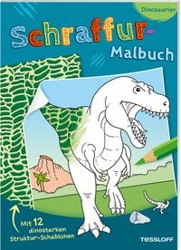 Produktbild: Schraffur-Malbuch. Dinosaurier