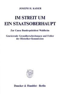 Produktbild: Im Streit um ein Staatsoberhaupt.