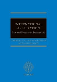 Produktbild: International Arbitration: Law and Practice in Switzerland