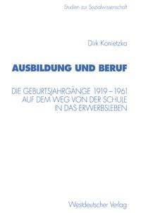 Produktbild: Ausbildung und Beruf