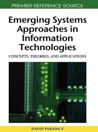 Produktbild: Emerging Systems Approaches in Information Technologies