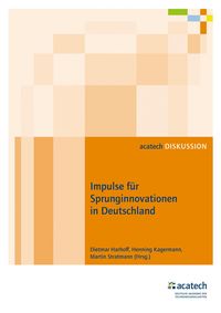 Produktbild: Impulse f&uuml;r Sprunginnovationen in Deutschland