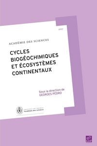 Produktbild: Cycles biog&eacute;ochimiques et &eacute;cosyst&egrave;mes continentaux