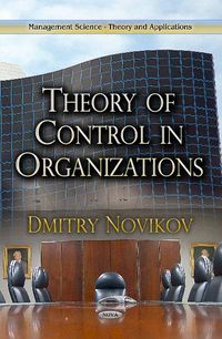 Produktbild: Novikov, D: Theory of Control in Organizations