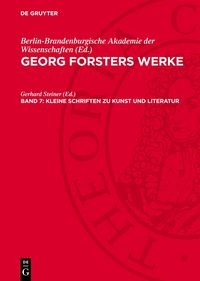 Produktbild: Kleine Schriften zu Kunst und Literatur
