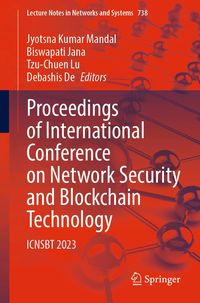 Produktbild: Proceedings of International Conference on Network Security and Blockchain Technology
