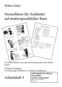 Produktbild: Deutschkurs f&uuml;r Ausl&auml;nder auf muttersprachlicher Basis - Arbeitsheft 5