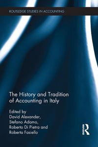Produktbild: The History and Tradition of Accounting in Italy
