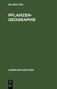Produktbild: Pflanzengeographie