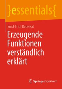 Produktbild: Erzeugende Funktionen verst&auml;ndlich erkl&auml;rt