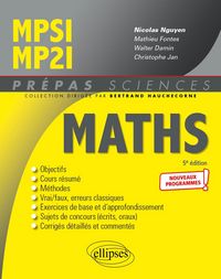 Produktbild: Math&eacute;matiques MPSI/MP2I - Programme 2021
