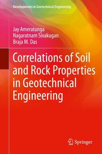 Produktbild: Correlations of Soil and Rock Properties in Geotechnical Engineering
