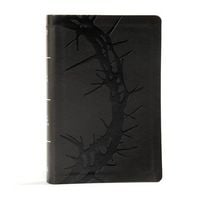 Produktbild: KJV Large Print Personal Size Reference Bible, Charcoal Leathertouch