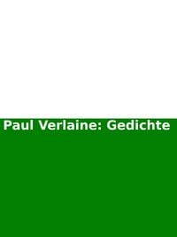 Produktbild: Paul Verlaine: Gedichte