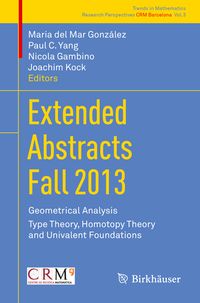 Produktbild: Extended Abstracts Fall 2013