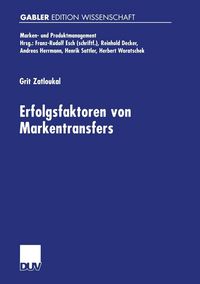 Produktbild: Erfolgsfaktoren von Markentransfers