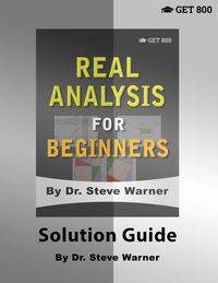 Produktbild: Real Analysis for Beginners - Solution Guide