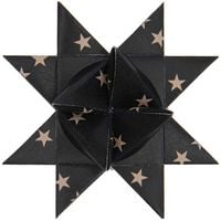 Produktbild: Fr&ouml;belsterne, schwarz, Sterne, 60 Streifen MIX, 120 g/m&sup2;