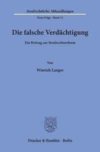 Produktbild: Die falsche Verd&auml;chtigung.