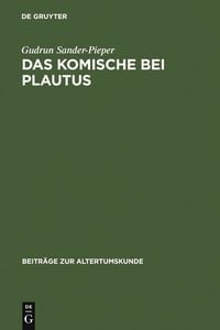 Produktbild: Das Komische bei Plautus