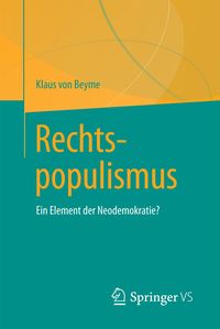 Produktbild: Rechtspopulismus