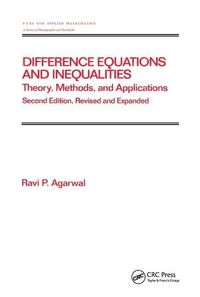 Produktbild: Agarwal, R: Difference Equations and Inequalities