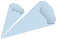 Bild vom Artikel URSUS Schultüten 3D-Schultüten, hellblau, Höhe: 68 cm, Durchmesser: 20 cm vom Autor 