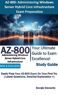Produktbild: Exam AZ-800: Administering Windows Server Hybrid Core Infrastructure Preparation