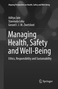 Produktbild: Managing Health, Safety and Well-Being