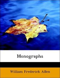 Produktbild: Allen, W: Monographs