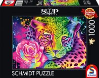 Bild vom Artikel Schmidt 58514 - Sheena Pike, Neon Regenbogen-Leopard, Puzzle, 1000 Teile vom Autor 
