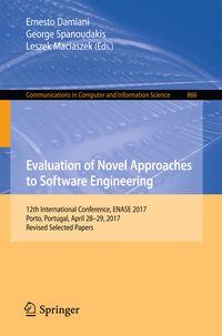 Produktbild: Evaluation of Novel Approaches to Software Engineering