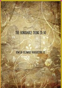 Produktbild: The Honorable Thing to Do