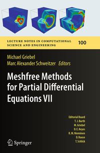 Produktbild: Meshfree Methods for Partial Differential Equations VII