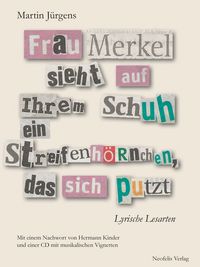Produktbild: Frau Merkel sieht auf ihrem Schuh ein Streifenh&ouml;rnchen, das sich putzt