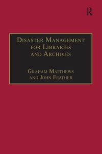 Produktbild: Disaster Management for Libraries and Archives