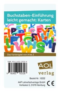 Produktbild: Buchstaben-Einf&uuml;hrung leicht gemacht: Karten