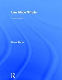 Produktbild: Barker, D: Law Made Simple