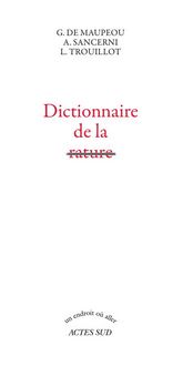 Produktbild: Dictionnaire de la rature