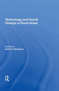 Produktbild: Technology And Social Change In Rural Areas