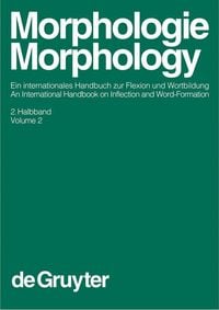 Produktbild: Morphologie / Morphology. 2. Halbband