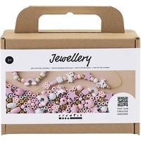 Produktbild: Creativ Company DIY Sets Beads Mini Kreativ Mix Schmuck, Pastellfarben, Kreativ Box
