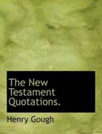 Produktbild: The New Testament Quotations.