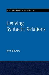 Produktbild: Deriving Syntactic Relations