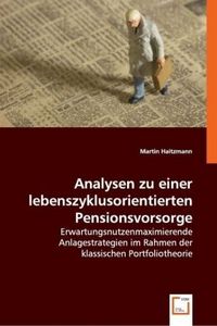 Produktbild: Haitzmann, M: Analysen zu einer lebenszyklusorientierten Pen