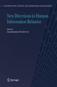 Produktbild: New Directions in Human Information Behavior