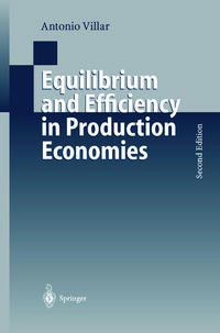 Produktbild: Equilibrium and Efficiency in Production Economies