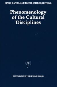 Produktbild: Phenomenology of the Cultural Disciplines