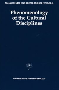 Produktbild: Phenomenology of the Cultural Disciplines