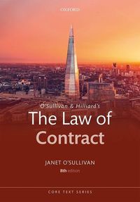 Produktbild: O'Sullivan, J: O'Sullivan & Hilliard's The Law of Contract